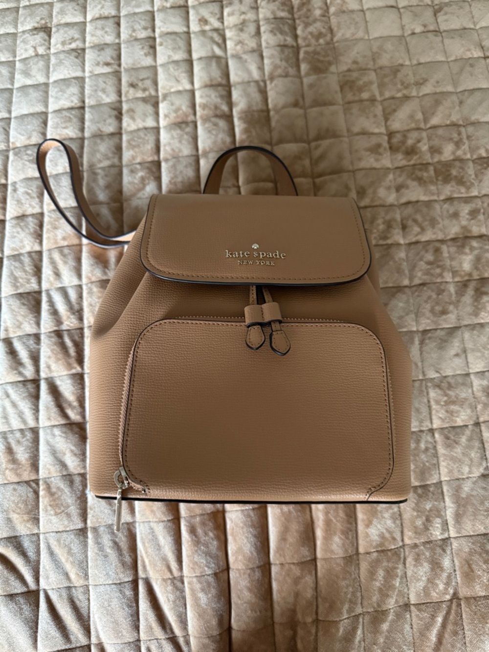 NWOT Kate Spade Small Backpack in Cognac